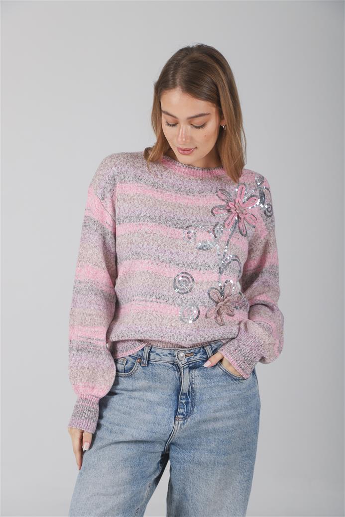 Sweater Viena Bordado con Lentejuelas